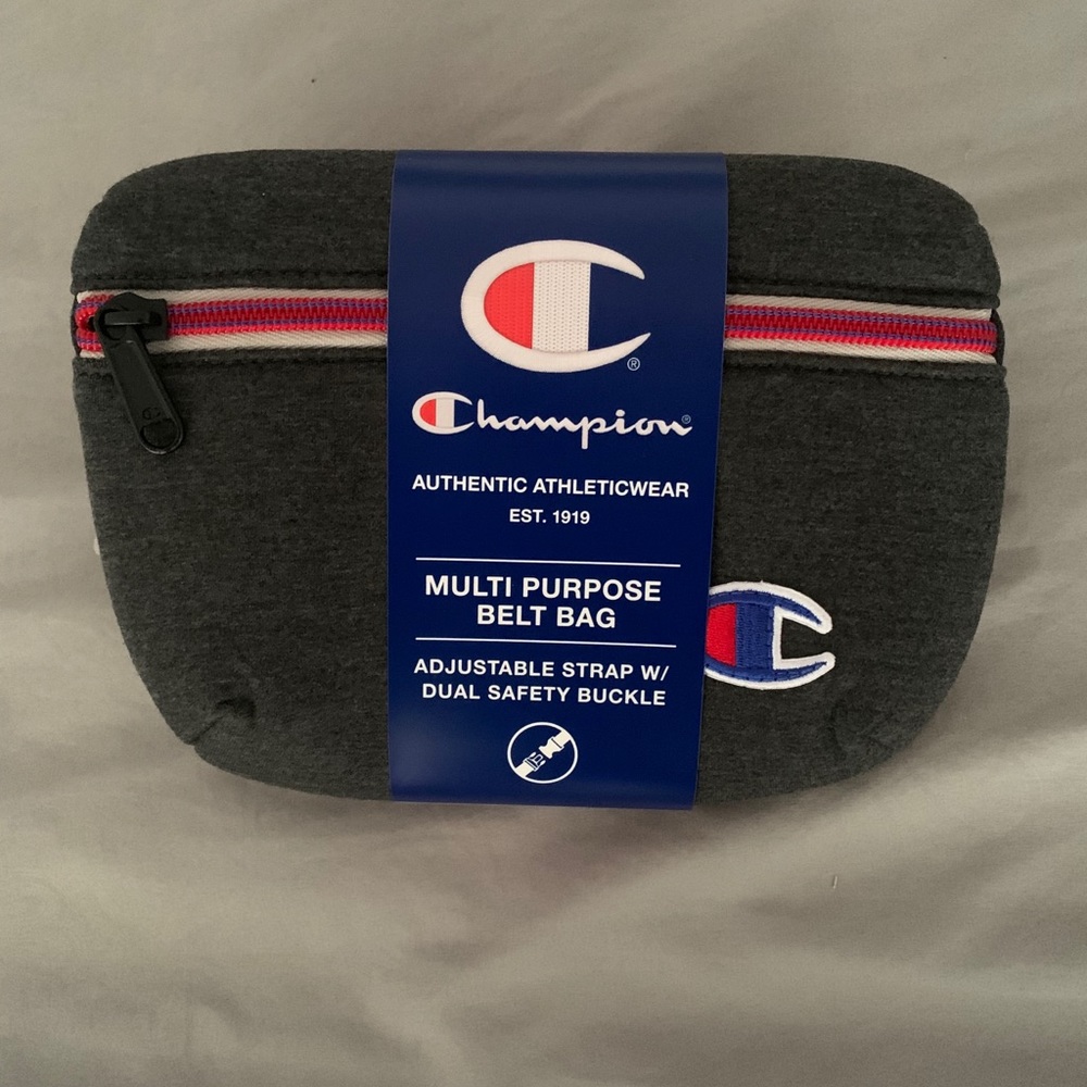 Gray champion fanny pack/pouch